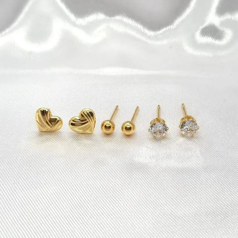 Trio Brinquinhos Ouro 18k